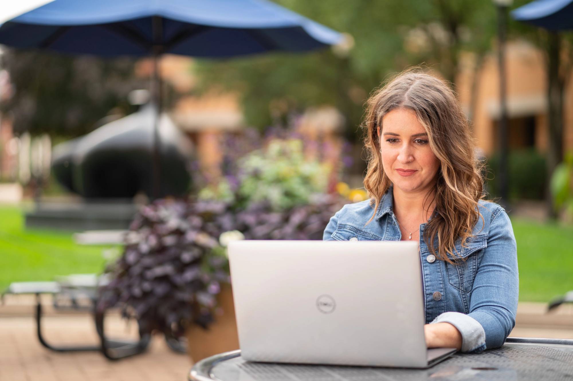 GVSU adult student on the Robert C. Pew Grand Rapids campus.